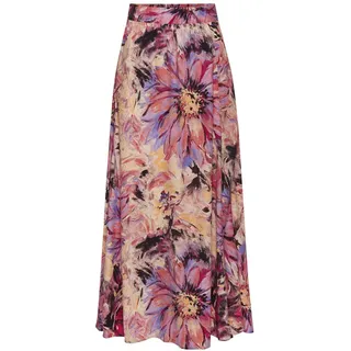 LASCANA Maxirock Damen Floral Pink 40