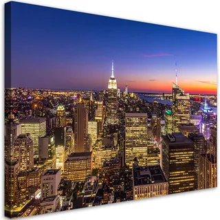 Leinwandbild New York City Skyline Landschaftsansicht 30x20
