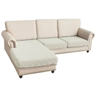 Sunicol Sofabezug L Form, Jacquard Ecksofa Sitzkissenbezug, Stretch Couch Sofahusse, Sofa Überzug, Hochelastischer, Universal Couchbezug Für 1/2/3/4 Sitzer