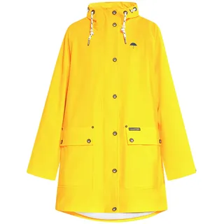 Schmuddelwedda Damen Oversized Regenmantel, Gelb, XL/XXL - XL-XXL Große Größen