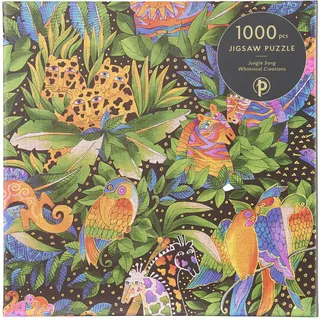 paperblanks ltd. Jungle Song 1000 Piece Jigsaw Puzzle, Laurel Burch Collection by Paperblanks (Whimsical Creations)