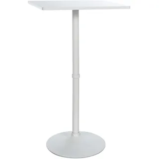 CLP Stehtisch Quadratisch 60 x 60 cm Weiß