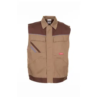 Planam Highline Herren Weste khaki braun zink Modell 2364 Größe XXL