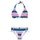 Neckholder-Bikini Blau XL
