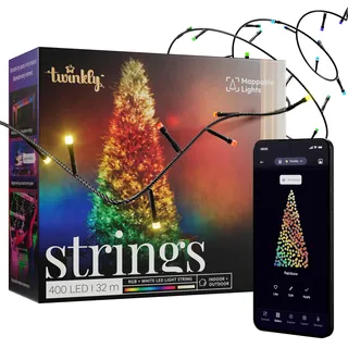 Twinkly LED Lichterkette 32 m Schwarz