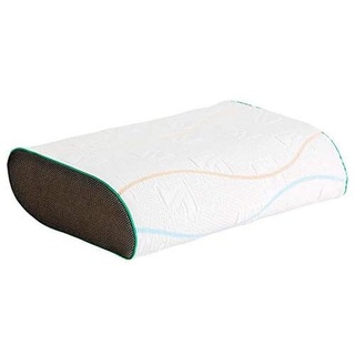 M LINE | Pillow You Grün | Kopfkissen - Memory Foam - Optimale Belüftung - Grün - 58 x 35 x 12 cm