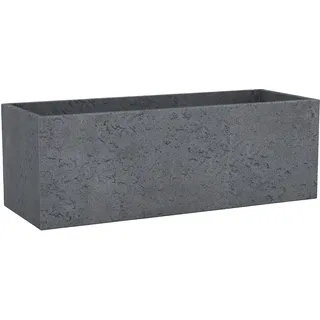 Scheurich Pflanzgefäß C-Cube 240 Long 80 x 29 x  27 cm stony black