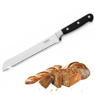 KUPPELS Solid Brotmesser 20 cm Schwarz