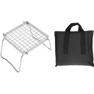 Tragbarer Campinggrill Aus Edelstahl, Mini-klappgrill Für Outdoor-grillabende