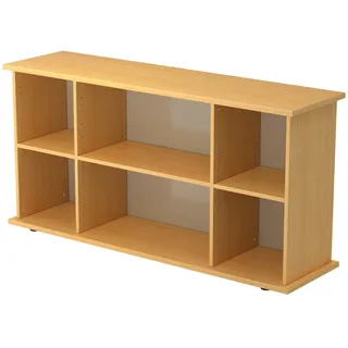 bümö Sideboard, Buche, Holzwerkstoff, Buche, 3 Fächer, 166.1x84x44.8 cm, FSC Mix, Wohnzimmer, Kommoden & Sideboards, Sideboards