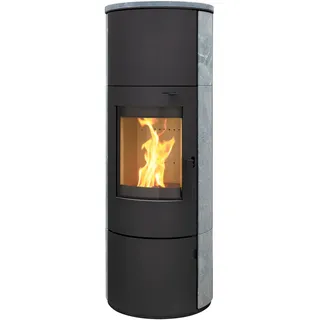 THERMIA Kaminofen München XL Speckstein schwarz 7 kW