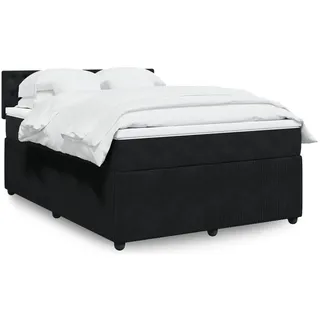 vidaXL Boxspringbett 160 x 200 cm Schwarz