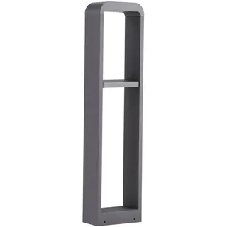 LINDBY Außenleuchte Aluminium 80,0 cm 1 x 17,7 W LED grau
