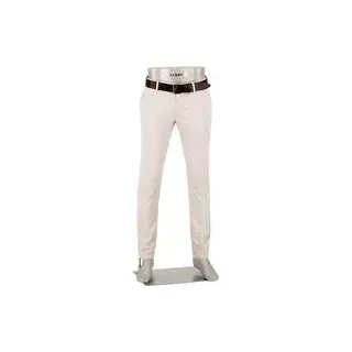 Alberto Herren Hose grau Jersey kariert Slim Fit, grau, Frühjahr/Sommer 2025
