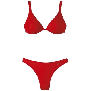 Beco Damen Schwimmkleidung Bikini-Set, rot, 36