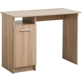my home Schreibtisch Rey, zeitlos schlicht, gut geeignet für das Home office B/H/T: 100 cm x 74,5 50 braun Büromöbel Nachhaltige Möbel