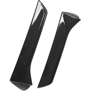 Heckscheiben-Seitenspoiler Flügel 2 Stück Heckscheiben-Seitensplitter Außenverkleidung Links Rechts Ersatz für SEAT 5F Mk3 MK3.5 2013-2021 (Glänzend schwarz)