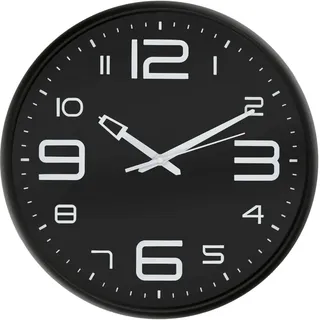 wall-art Wanduhr Modern 38,5 cm Ø schwarz