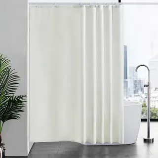 Duschvorhang Überlänge Badvorhang Anti-schimmel Textil Stoff