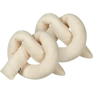 Beliani Dekokissen Gladiolus 172 x 14 cm Beige