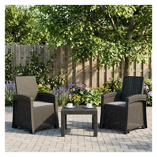 vidaXL Gartenstuhl 56 x 0 x 0 cm grau 2 St.
