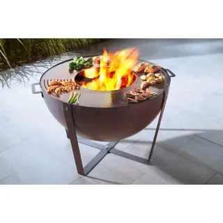 buschbeck Plancha-Grill Dakota Feuerschale oder Grill 80cm Feuerstelle Edelstahl