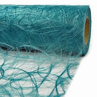 Sizoweb Tischläufer 20cm breit x 5m lang - TÜRKIS