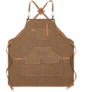 Küchenschürzen, Große Taschen, Leinenschürzen, Für Damen Und Herren, Kochschürzen