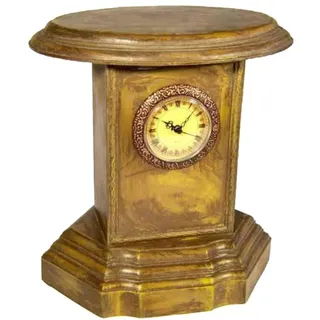 Vintage Standuhr Aus Walnussholz, 30 X 30 Cm