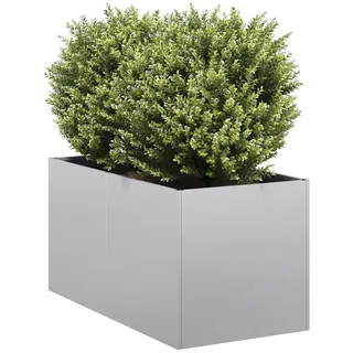 vidaXL Pflanzgefäß 40 x 80 x 40 cm Stahl verzinkt