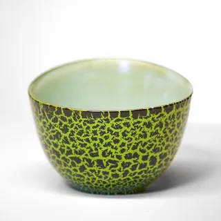 ROSEMARIE SCHULZ Heidelberg Salatschale Obstschale Dekoschale Tischvase Glasschale Glasschüssel aus recykeltem Glas (Grün, 13x17)