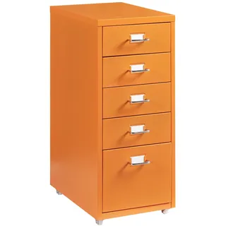 [en.casa] Kökar Schubladenschrank 69 x 28 x 41 cm orange