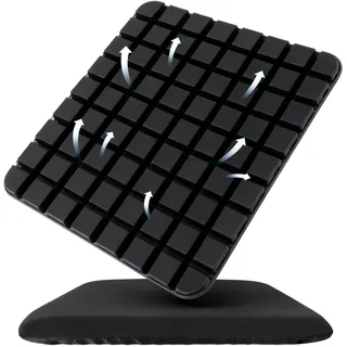 Yokuni Gelkissen Sitzkissen, Orthopädisches Sitzkissen mit Waschbarem Rutschfester Stoffbezug, Ergonomisches GelSitzkissen Entlastet bei Längerem Sitzen, für Bürostühle, Rollstühle, Autositze