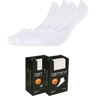 CAMANO 4er Pack Füßlinge Weiß 35-38