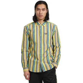 Relaxed Stripe Shirt Herren LEMON BARLEY 2XL
