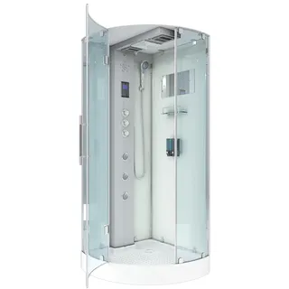 AcquaVapore D37-10L3 Dusche Dampfdusche Duschtempel Duschkabine -Th. 90x90 OHNE 2K Scheiben Versiegelung