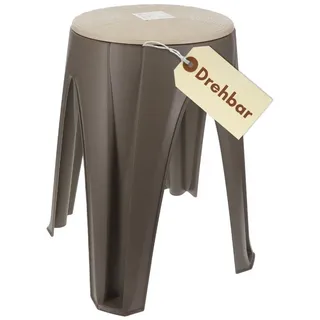 GarPet Drehhocker 35 x 45 x 35 cm Schwarz