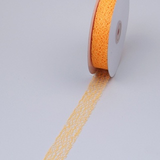 Mesch Tischband orange - 25 mm breit - Rolle 25 m - 29000-25-25-07