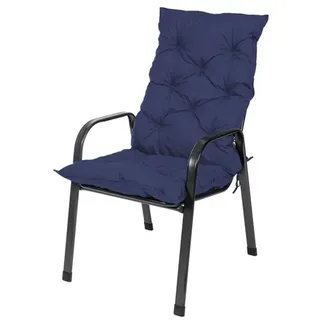 TexDeko Hochlehner Auflage 120 x 50 x 8 cm blau 1 St.