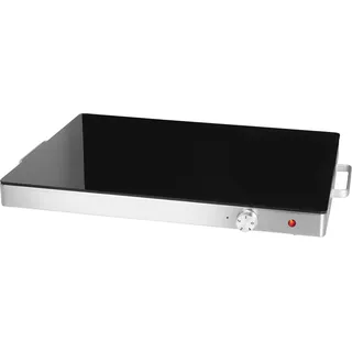 Warmhalteplatte HWT1400, gehärtetem Glas / Aluminium / Edelstahl, 400W, 59.6 x 43 x 6.5 cm