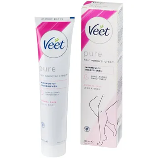 Veet Pure Haarentfernungscreme Beine & Körper für normale Haut 200 ml