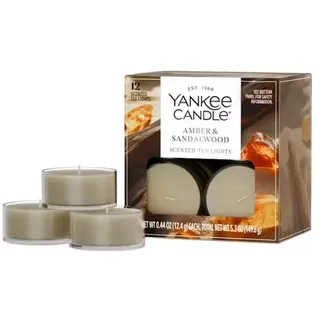 Yankee Candle® Amber & Sandalwood Teelichter 12 Stück