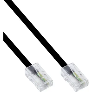 InLine ISDN Anschlusskabel, RJ45 Stecker/Stecker (8P8C), 10m schwarz