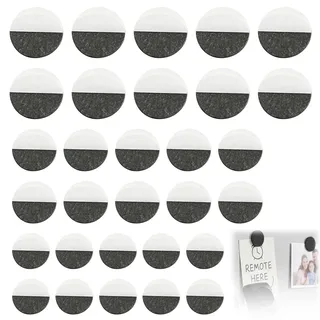 WUMZIRA 30 Stück Magnete zum Kleben - Selbstklebende Magnete Set in 3 Größen (15/20/25mm) - Flache Neodym Magnete Rund für Basteln, Haushalt & Büro - Starke Klebemagnete Magnetplättchen