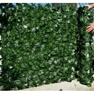 Dekorative künstliche Efeublatt-Hecke, Rolle, 3 m x 1,5 m, Sichtschutz-Hecke, Wand, Landschaftsbau, Gartenzaun, UV-Schutz, künstliche Efeublatt-Hecke, Sichtschutzrolle, Gartenzaun, Balkon