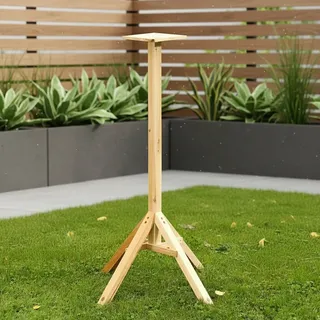 Mucola - Vogelhausständer Ständer Für Ihr Vogelhaus Futterhaus Vogelhäuschen Holz 1,05 M