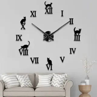 Minimalistische Acryl-wanduhr, Moderne Diy-wanduhr, Dekorative 3d-spiegel-wanduhr, Selbstklebende Oberfläche, Dekoration Für Zuhause Oder Büro