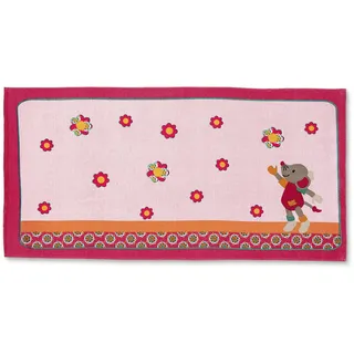 Sterntaler 7181401 Bedruckte Badetuch, rosa