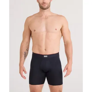 SAXX Multi-Sport Mesh Boxershorts Schwarz XL 2er Pack