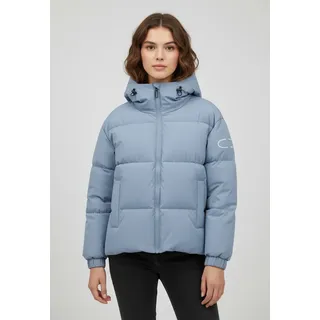 CMP Winterjacke CMP, Damen, Gr. M, blau (sugar), Obermaterial: 100% Polyester. Futter: 100% Polyester. Wattierung: 100% Polyester, Jacken Winterjacke, mit fester Kapuze, leichtes Material, aus Polyester